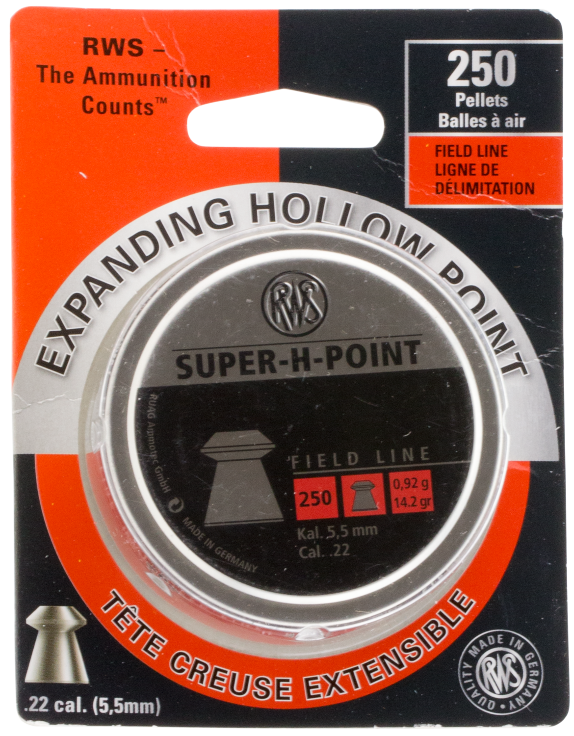 Rws Super-h Point, Rws 2317404 Rws Super H Point  .22  Pellets  200