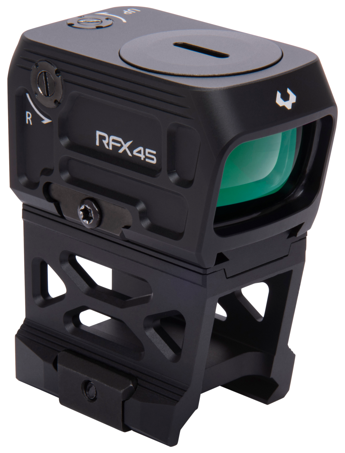Viridian Rfx45 Closed Emitter Green Dot Sight, Vir 981-0060  Rfx45 Closed Em Grn Dot Acro Hgh Mnt