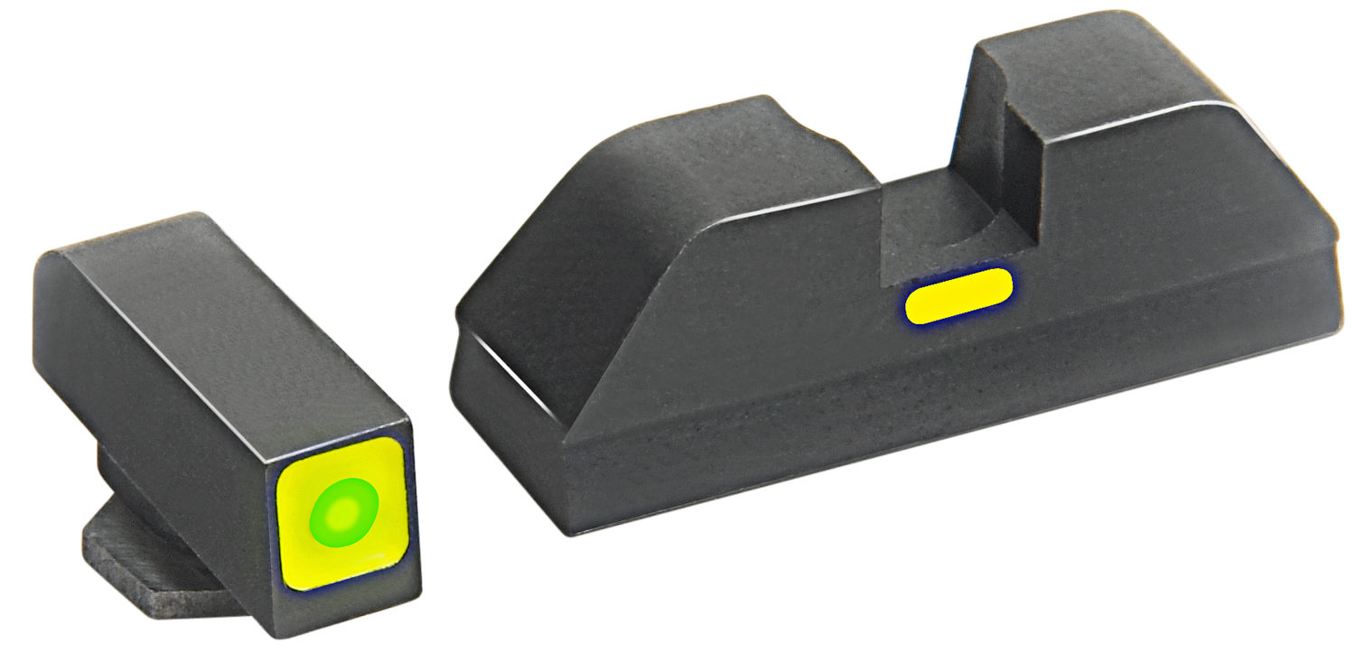 Ameriglo Cap Sight Set For Glock, Amer Gl615   Cap Ns Glk 10/45            Grn/lm/lm