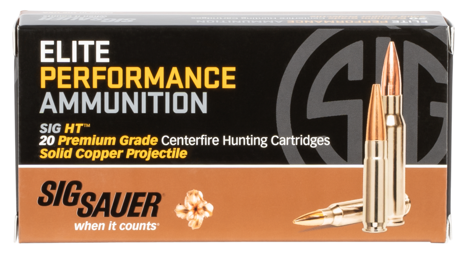 Sig Sauer Elite Copper Hunting, Sig E308h1-20      Elite Cp H  308   150 Gr  20/10