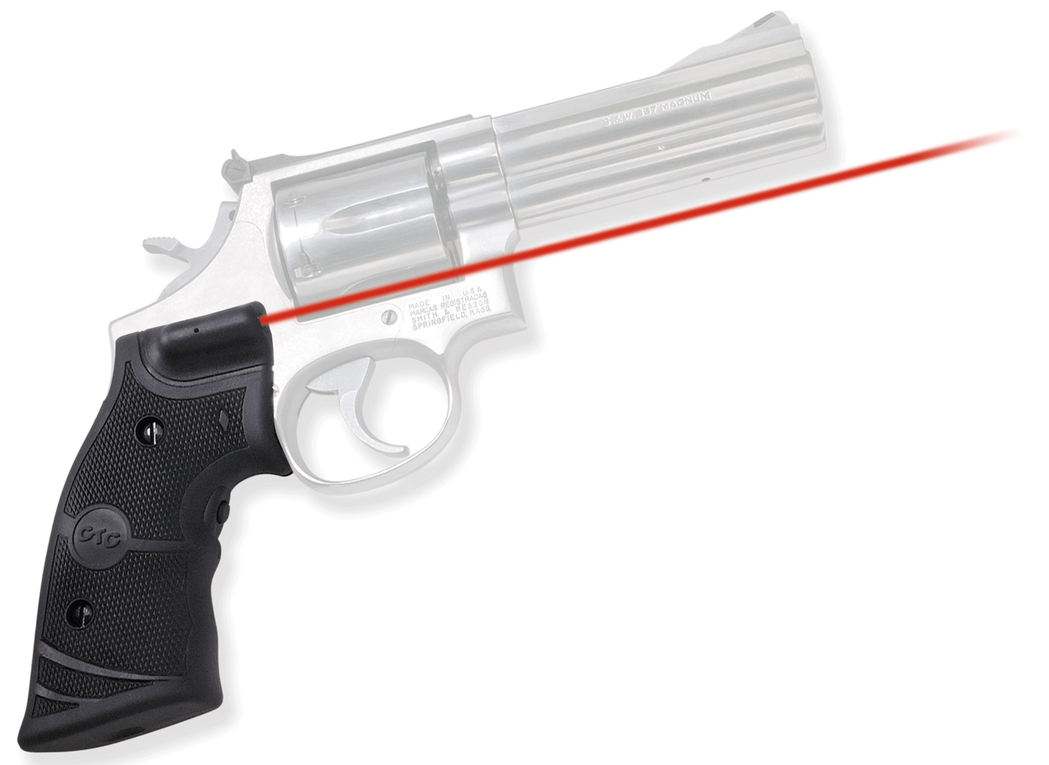 Crimson Trace Lasergrips, Crim Lg307      Lasergrips Sw Hoghuntr K/l Sb