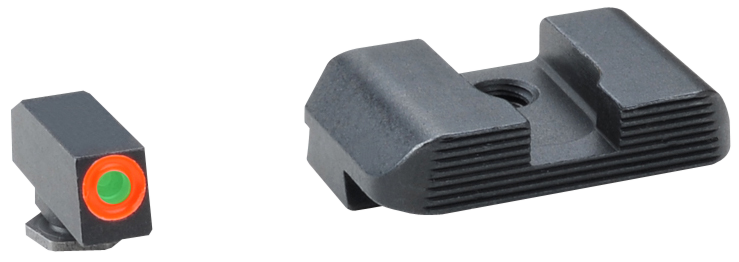 Ameriglo Protector Sight Set For Glock, Amer Gl433   Hackathorn  Glk 9/40      Grn/org/blk
