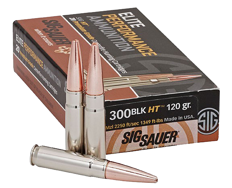 Sig Sauer Elite Copper Hunting, Sig E300h1-20      Elite Hunt 300bo  120 Gr  20/10