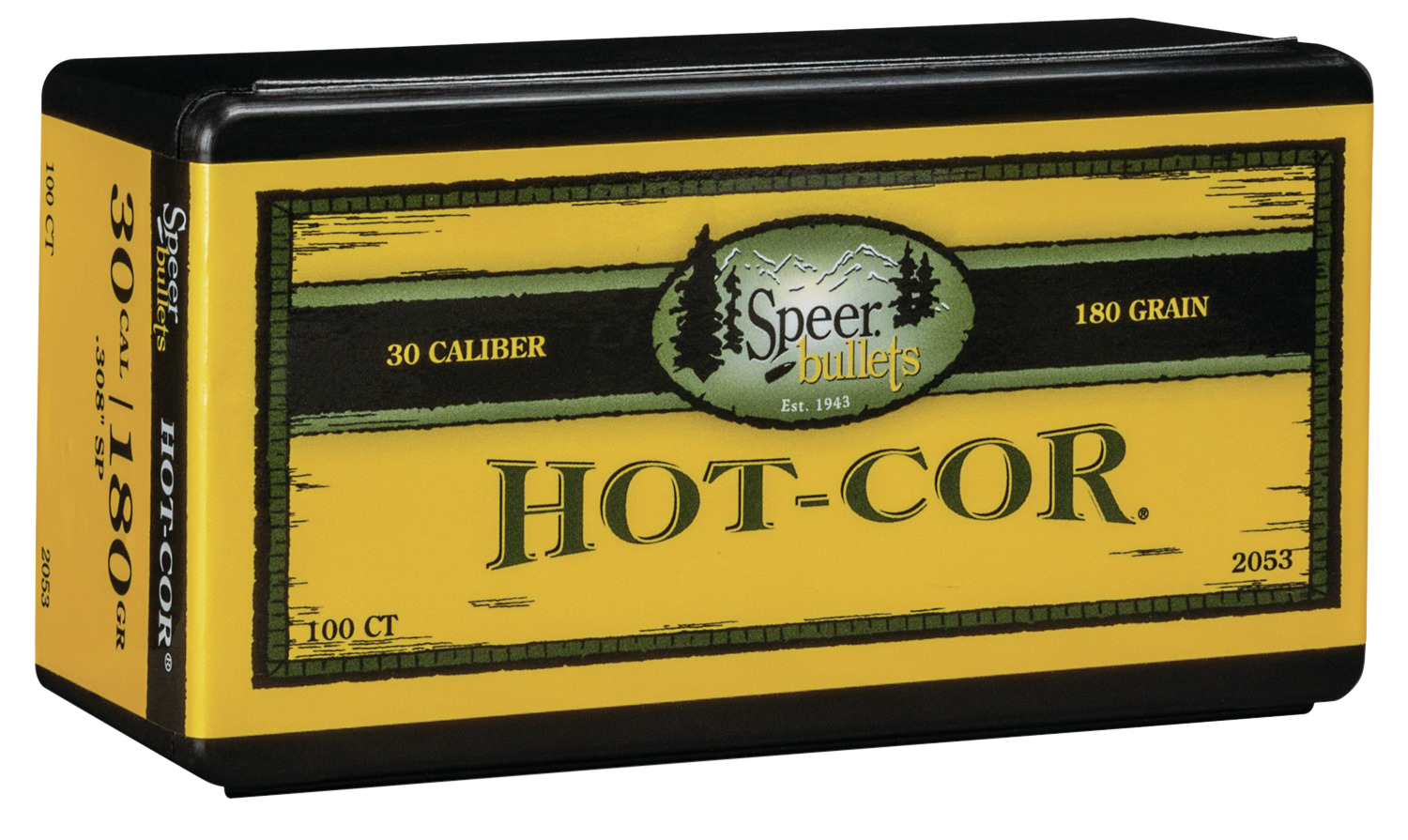 Speer Ammo Hot-cor, Speer 2053      Bull .308 180 Sp             100/5