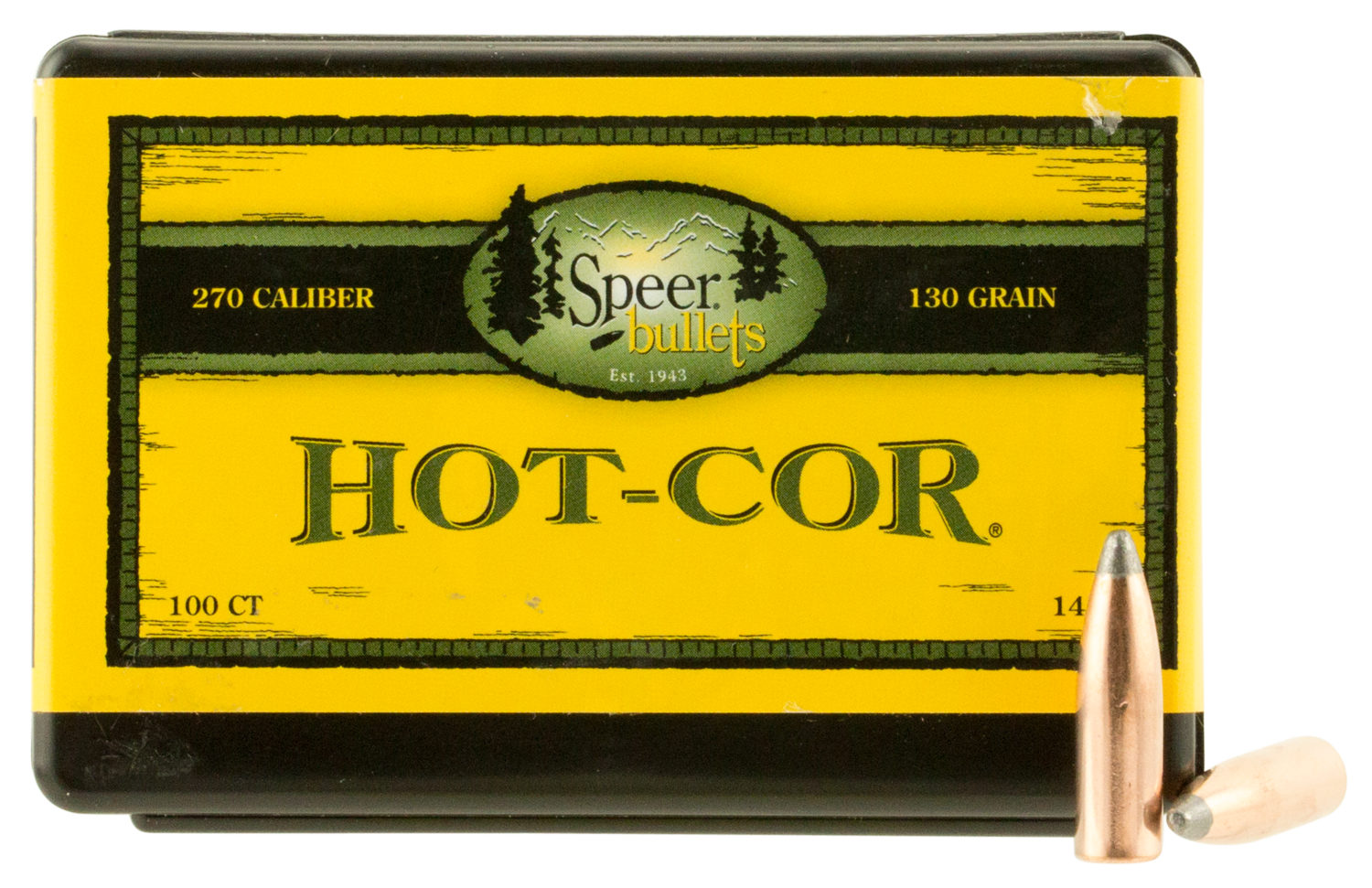 Speer Ammo Hot-cor, Speer 1459      Bull .277 130 Sptzr          100/5