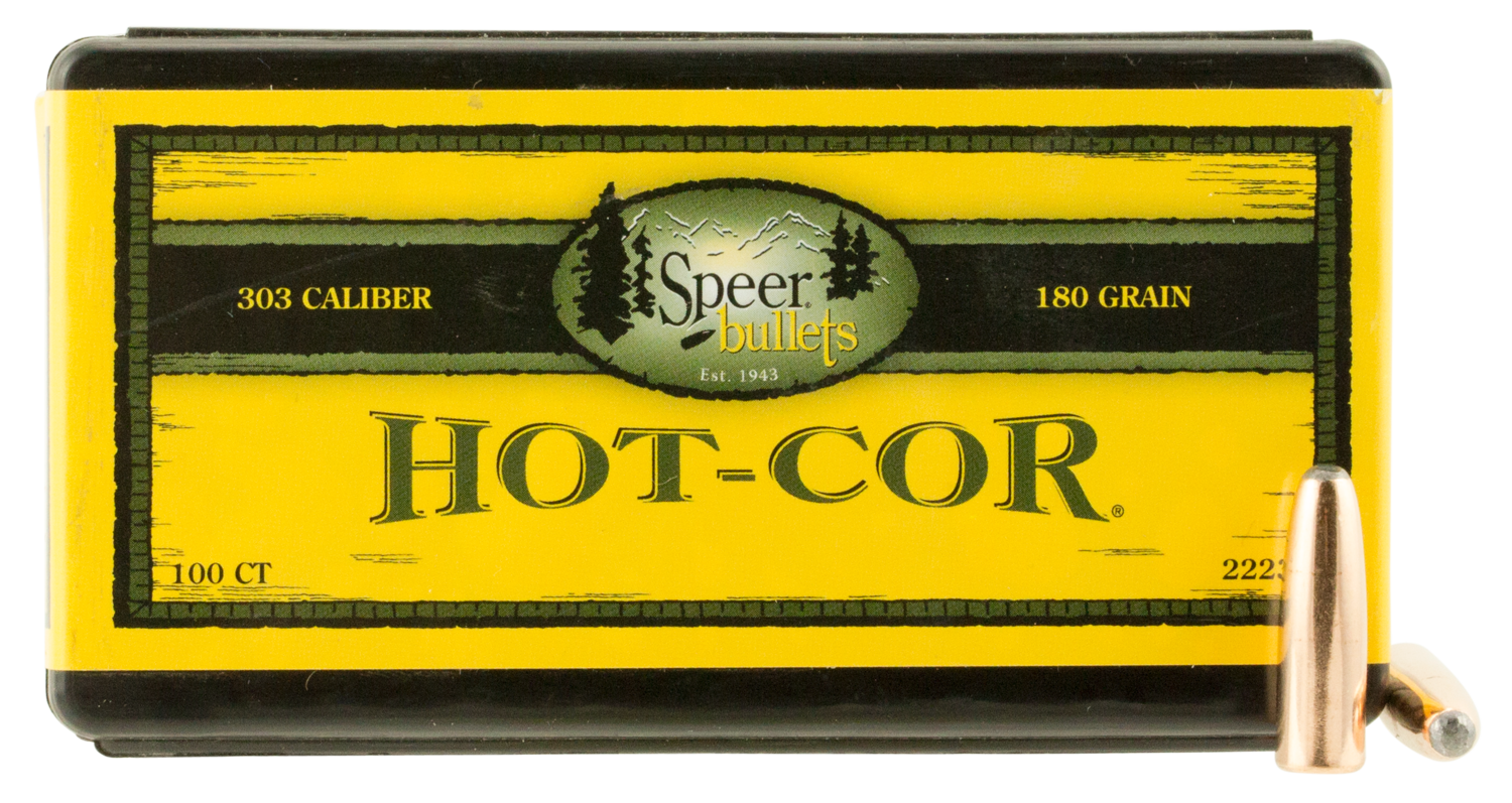 Speer Ammo Hot-cor, Speer 2223      Bull .311 180 Rn             100/5