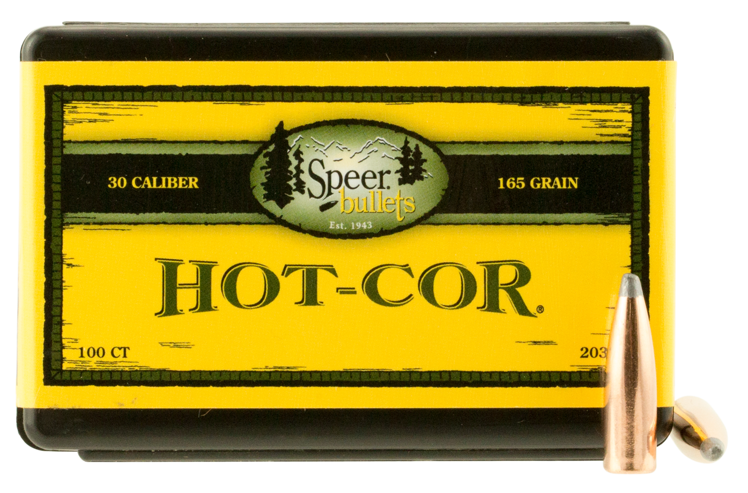 Speer Bullets Rifle Hunting, Speer 2035      Bull .308 165 Sptzr          100/5