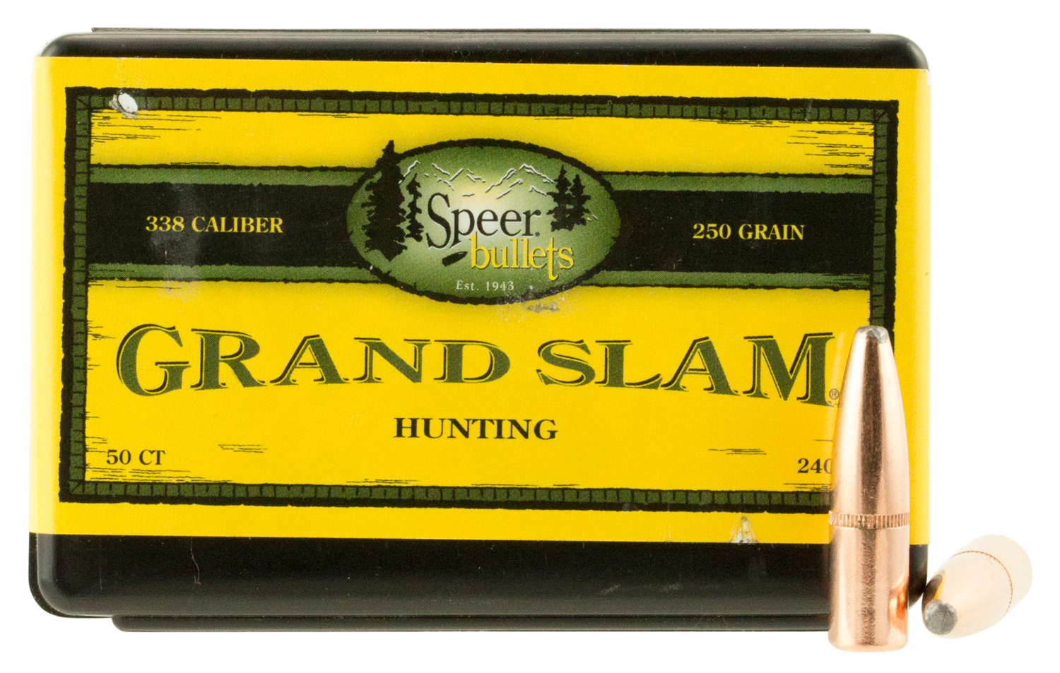 Speer Ammo Grand Slam, Speer 2408      Bull .338 250 Grandslam       50/5
