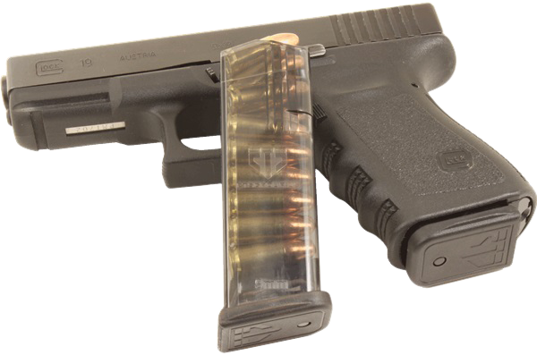 Ets Group Pistol Mags, Ets Glk-19         Glock 19   15rd 9mm Mag
