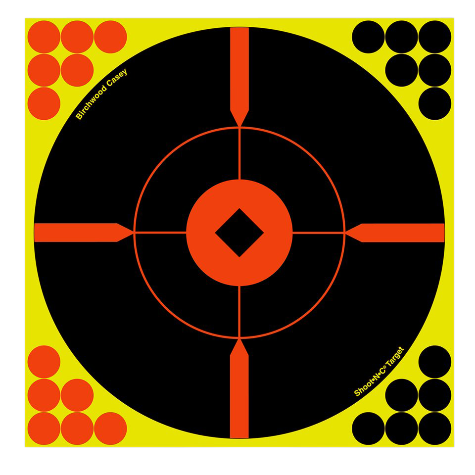 Birchwood Casey Shoot-n-c, Bir 34806          Shoot-n-c 8"  Bullseye Bmw  6pk