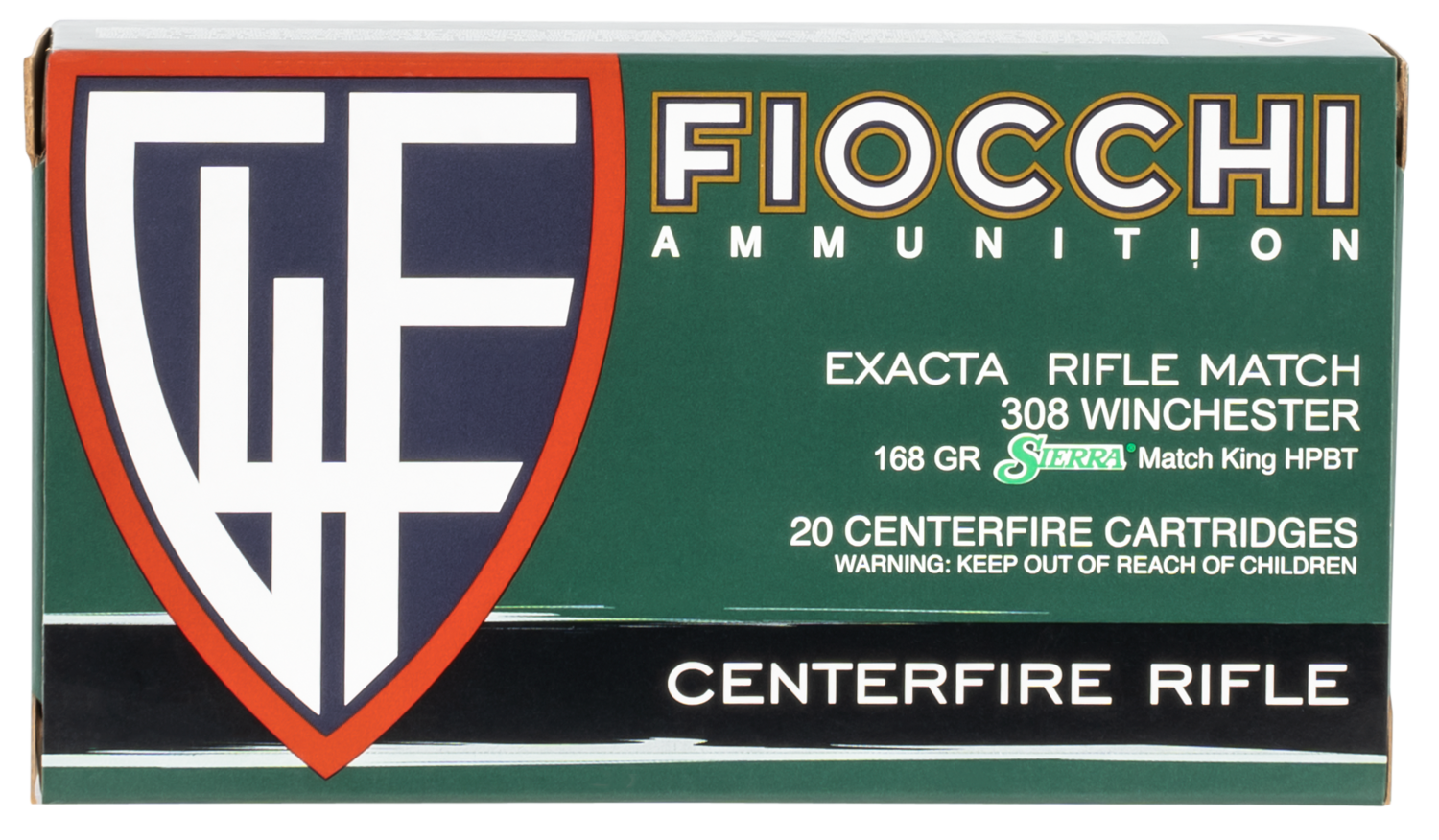 Fiocchi Hyperformance, Fio 308mkb    308        168 Mk              20/10