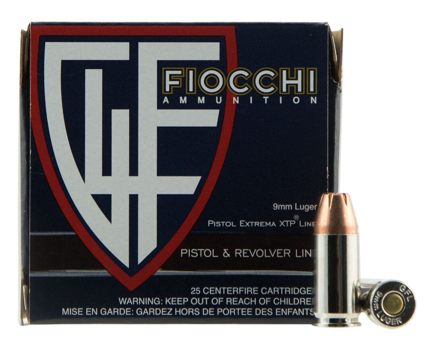 Fiocchi Hyperformance, Fio 9xtp25    9mm        115 Xthp            25/20