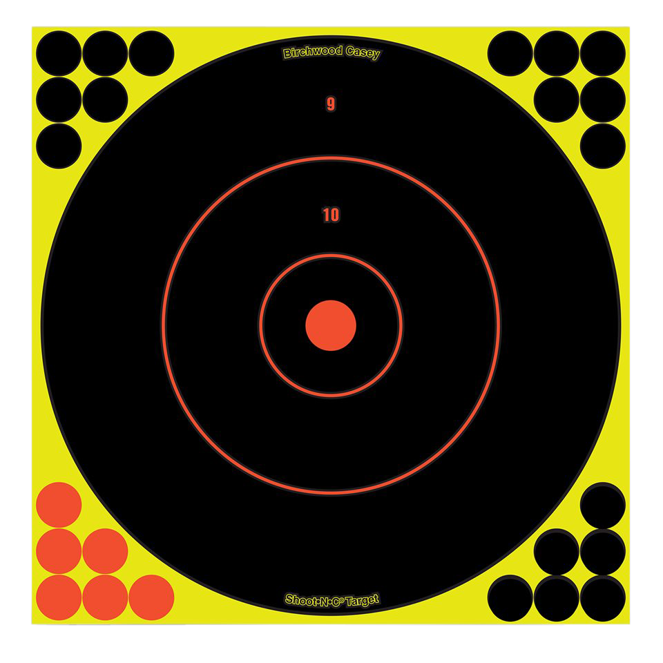 Birchwood Casey Shoot-n-c, Bir 34022          Shoot-n-c 12" Bullseye     12pk