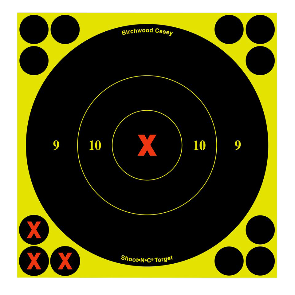 Birchwood Casey Shoot-n-c, Bir 34560          Shoot-n-c 6"  X-bullseye   60pk