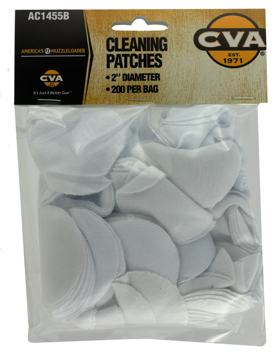 Cva Cleaning Patches, Cva Ac1455b   2in Cleaning Patches  200