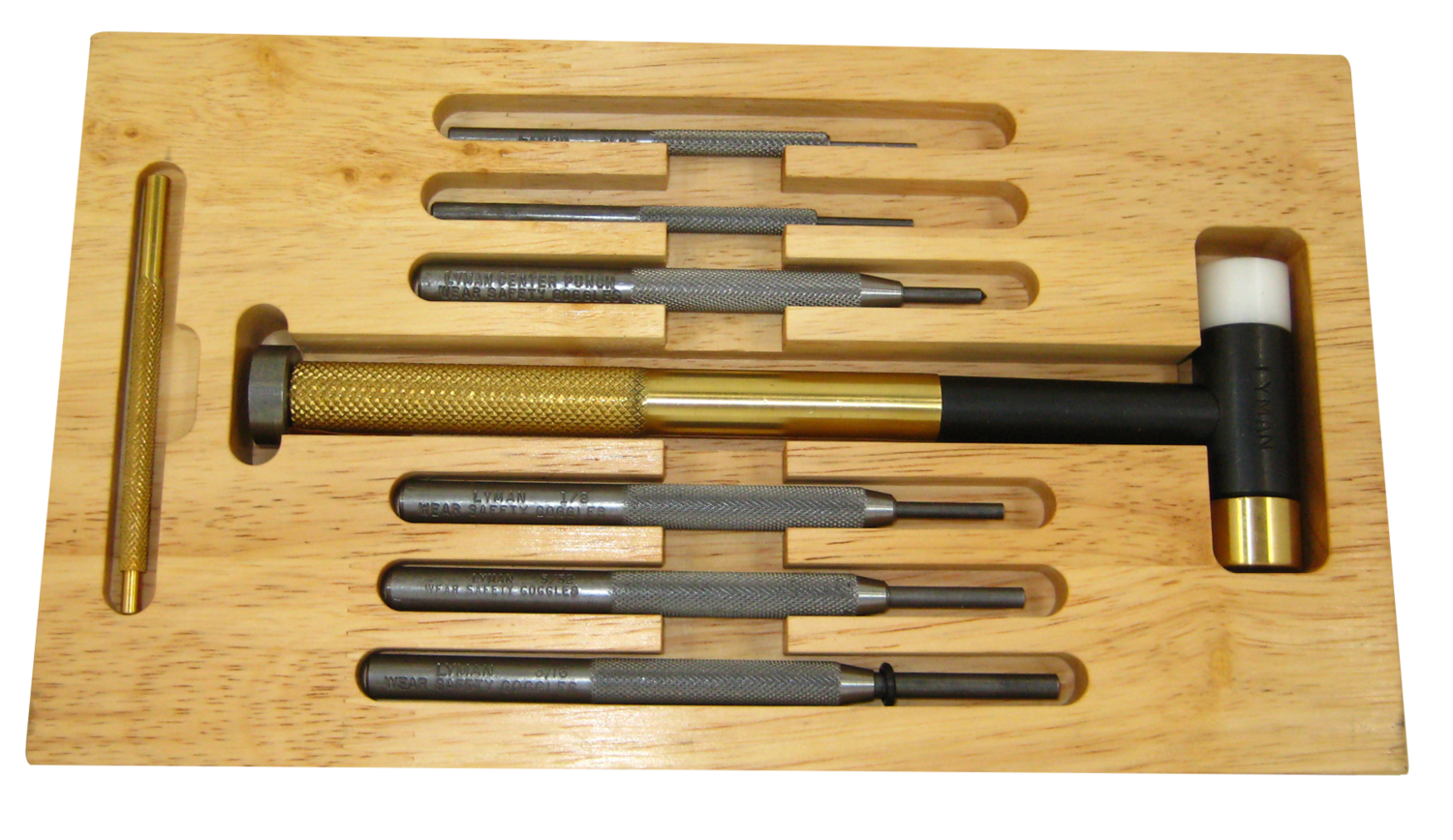 Lyman Deluxe, Lym 7031298 Deluxe Hammer/punch Kit