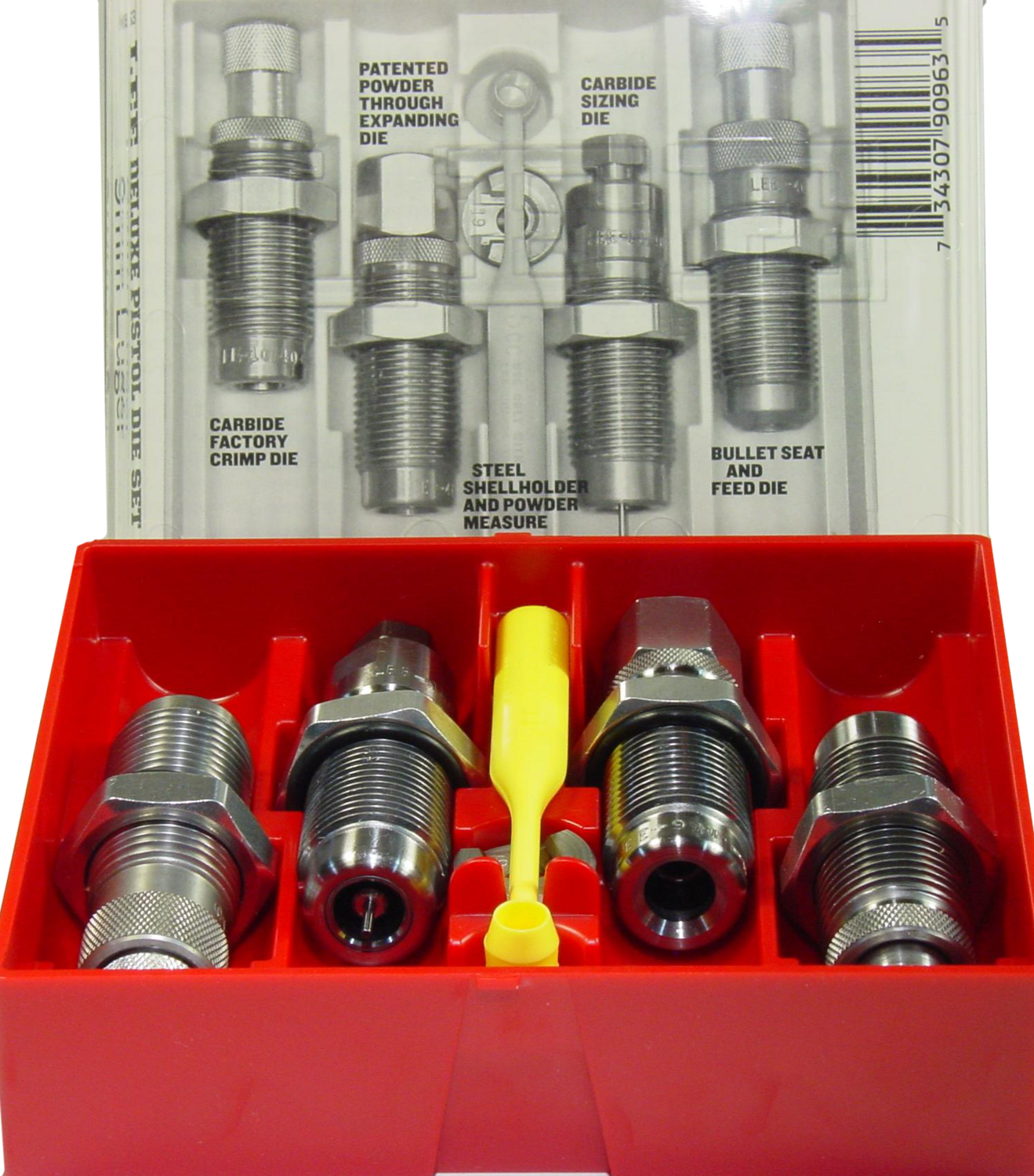 Lee Deluxe, Lee 90967 4 Die Set 45 Colt Carbide