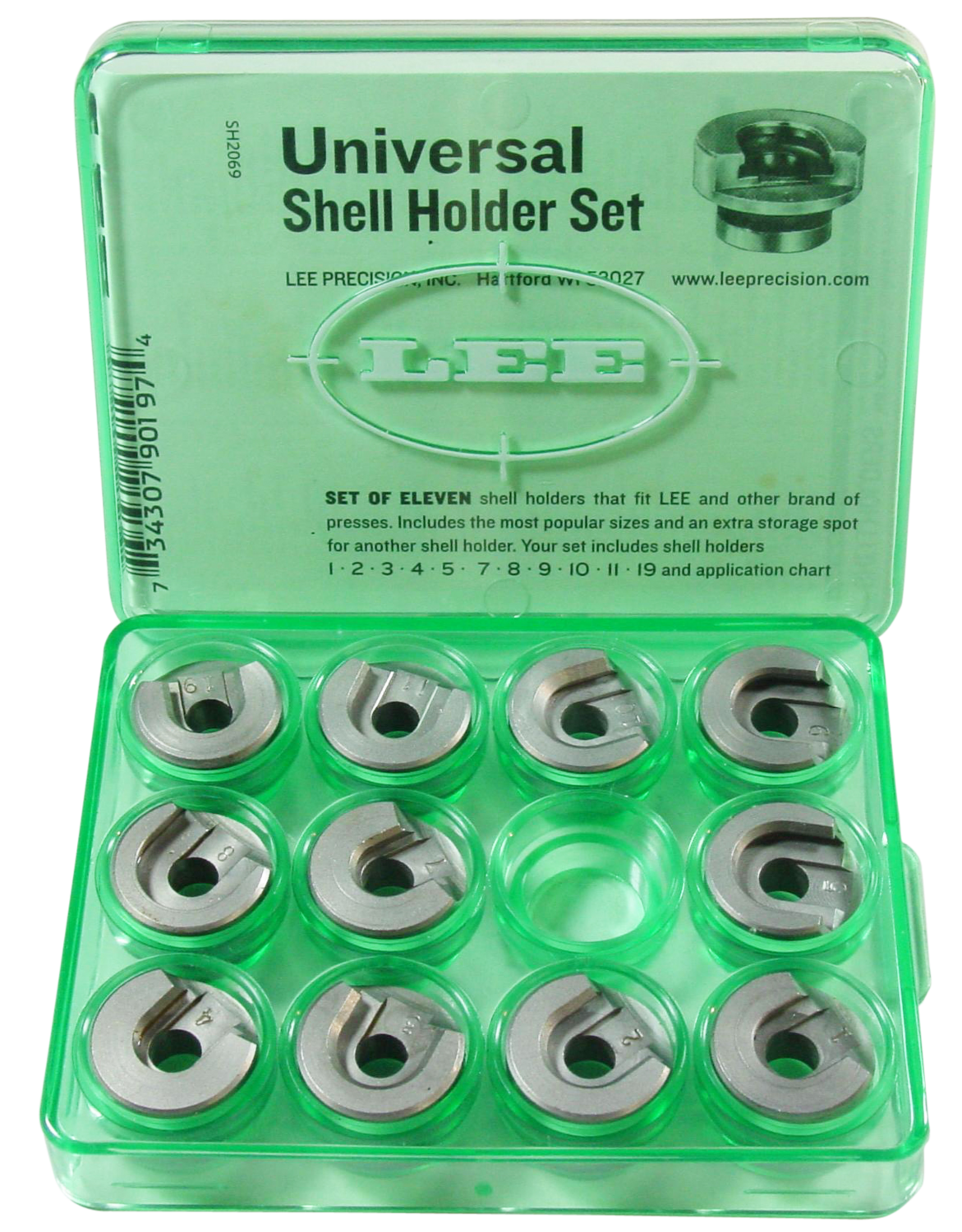 Lee Universal, Lee 90197 Set/univ Press Shell Holders