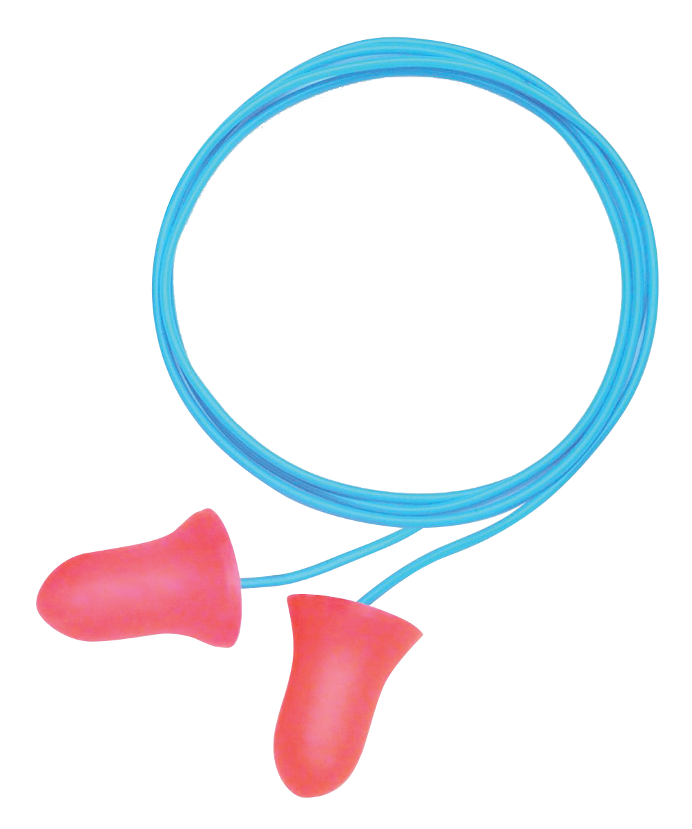 Howard Leight Corded Ear Plugs, How R01180  Corded Foam Plugs Nrr33  3