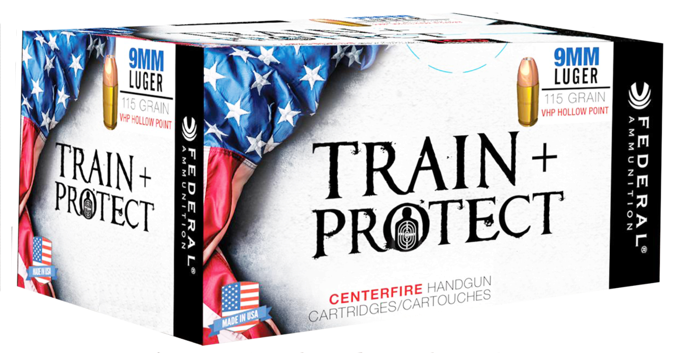 Federal Train + Protect, Fed Tp9vhp1      9mm       115 Trn/pro       50/10