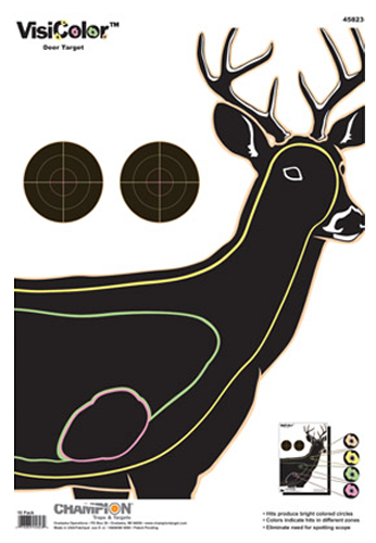 Champion Targets Visicolor, Champ 45823      Visicolor Tgt Deer      10