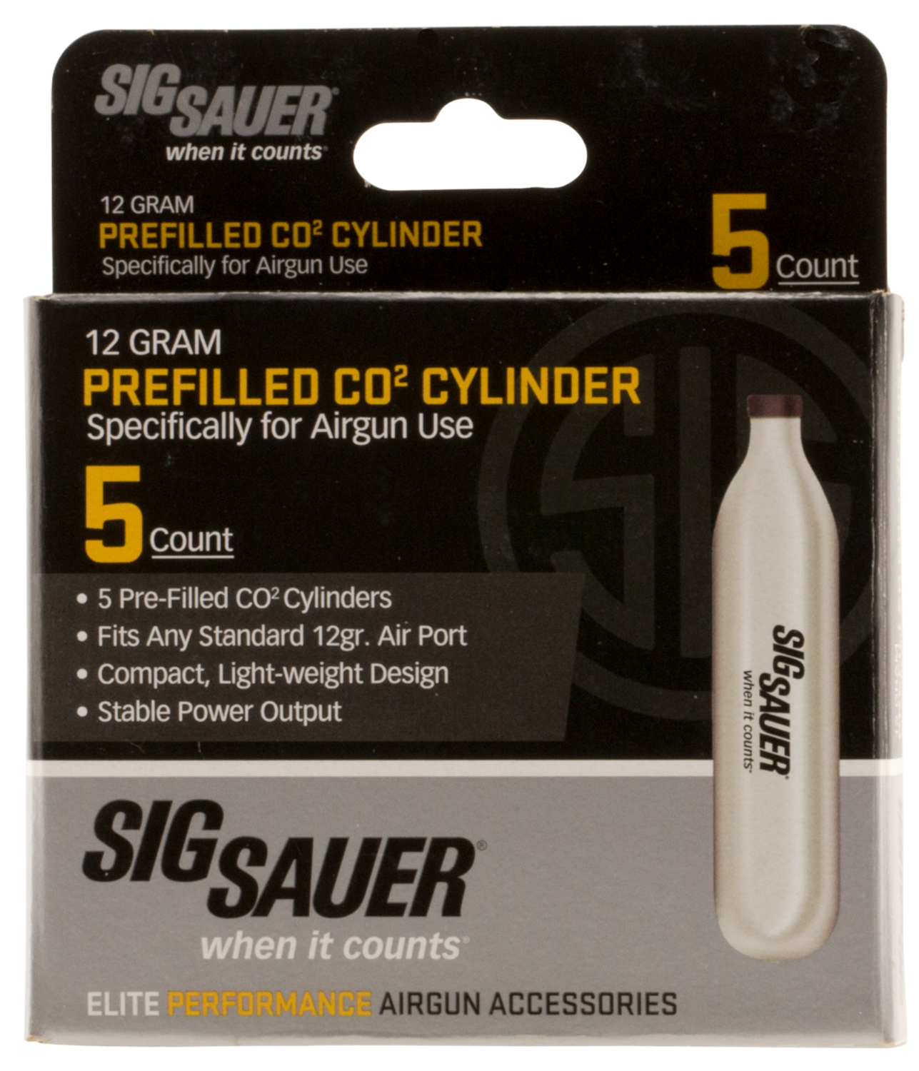 Sig Sauer Airguns Co2, Sig Ac125                  Co2 Air 12gr        5pk