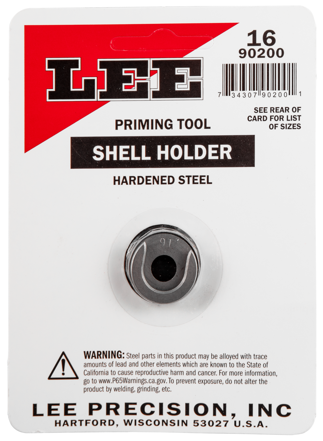 Lee Shell Holder, Lee 90200 Shell Holder #16  Ap Only