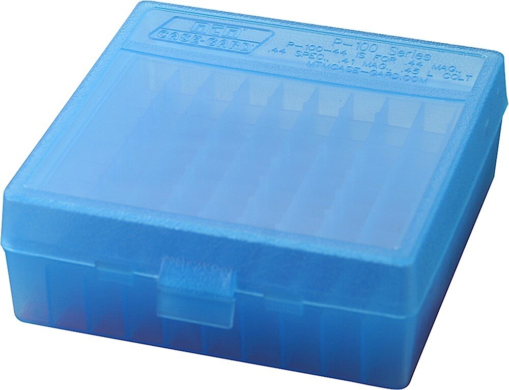 Mtm Ammo Box, Mtm P1004424    100rd Pstl Box 44m-45l          Bl