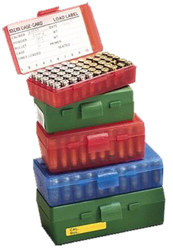 Mtm Ammo Box, Mtm P503210     50rd  Pstl Box 25a-32lc        Grn