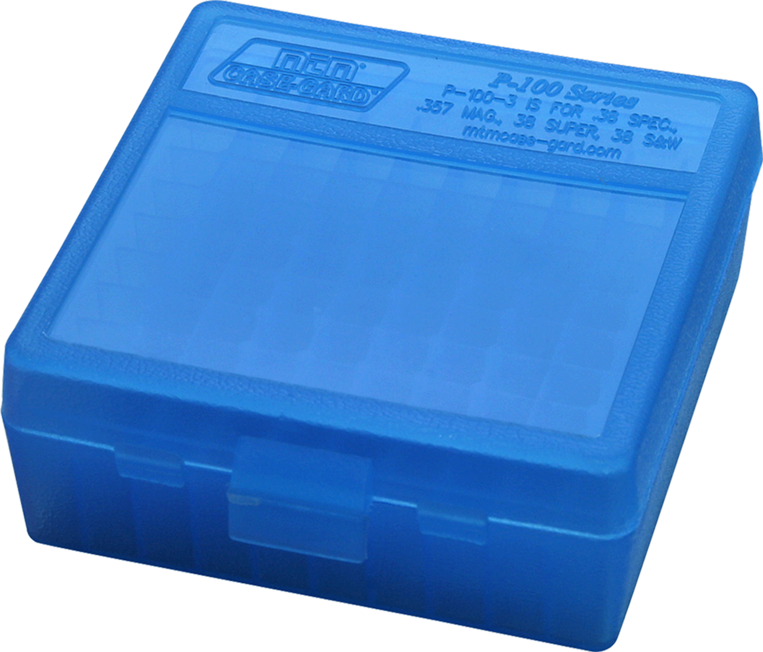 Mtm Ammo Box, Mtm P100324     100rd Pstl Box 38-357           Bl