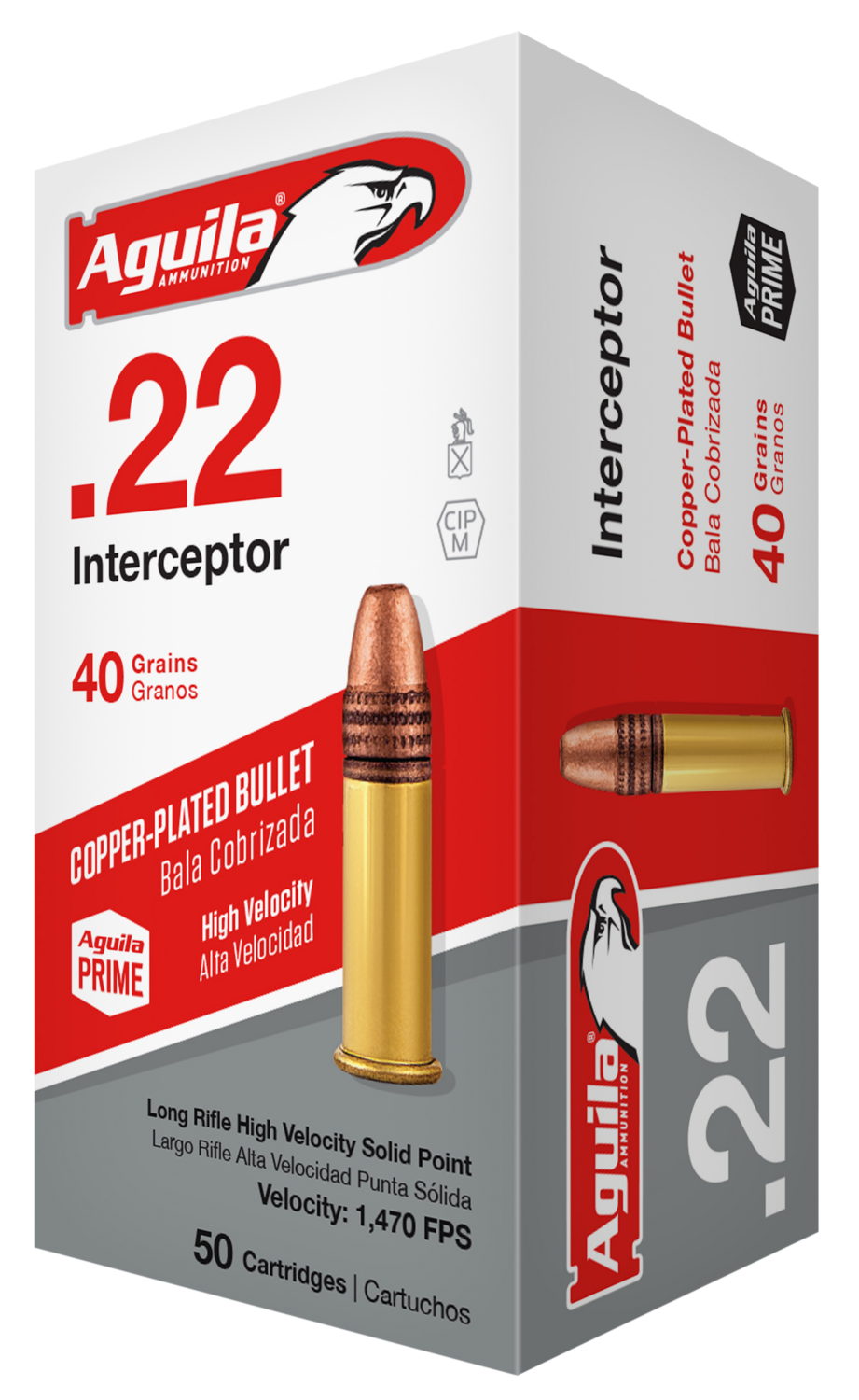 Aguila Interceptor, Aguila 1b220320      22inter Sp 40gr         50/20