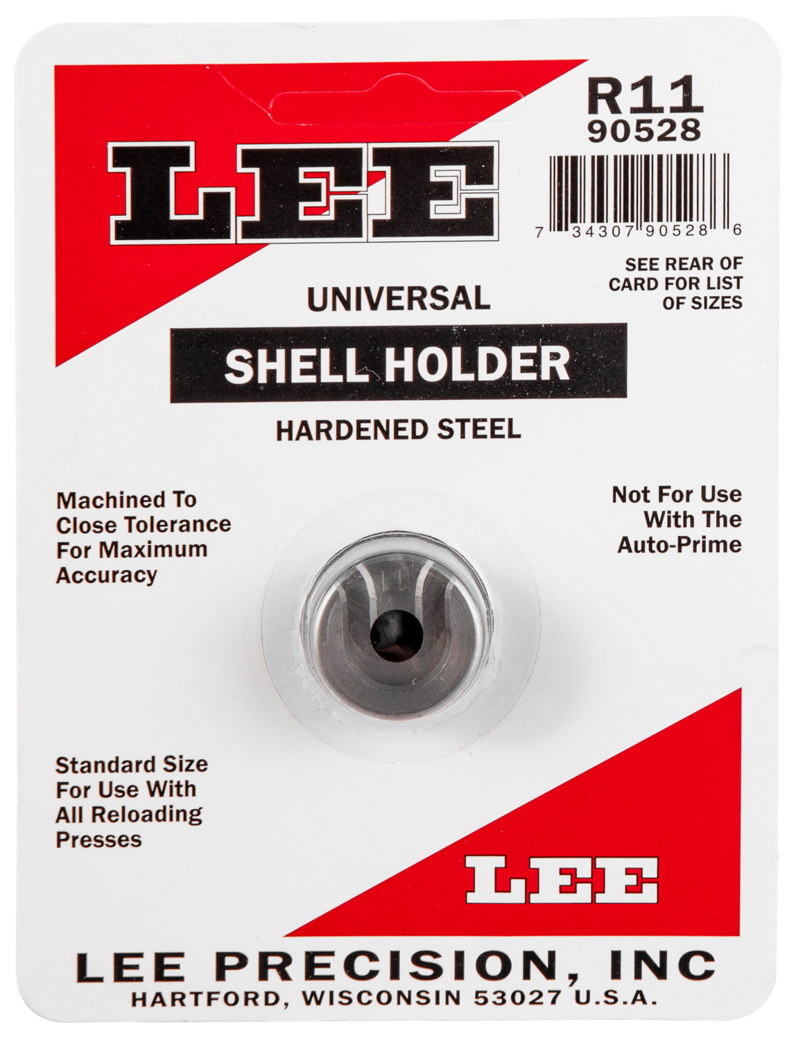 Lee Shell Holder, Lee 90528 R11 Shell Holder