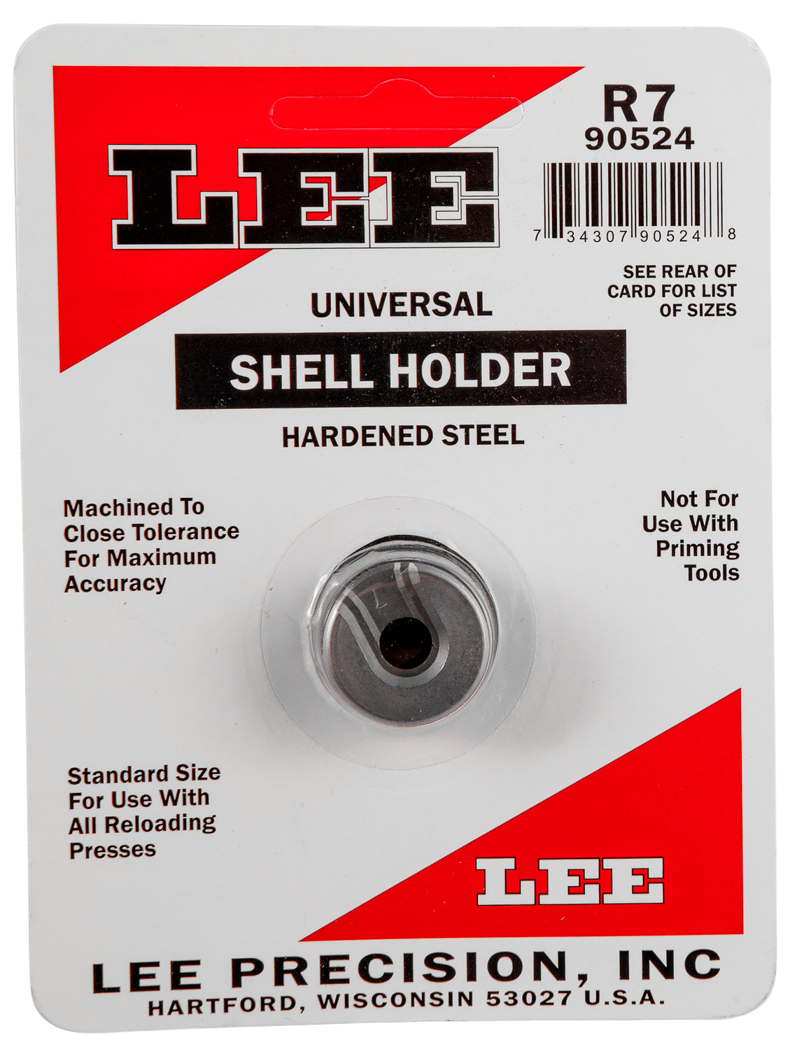 Lee Shell Holder, Lee 90524 R7 Shell Holder