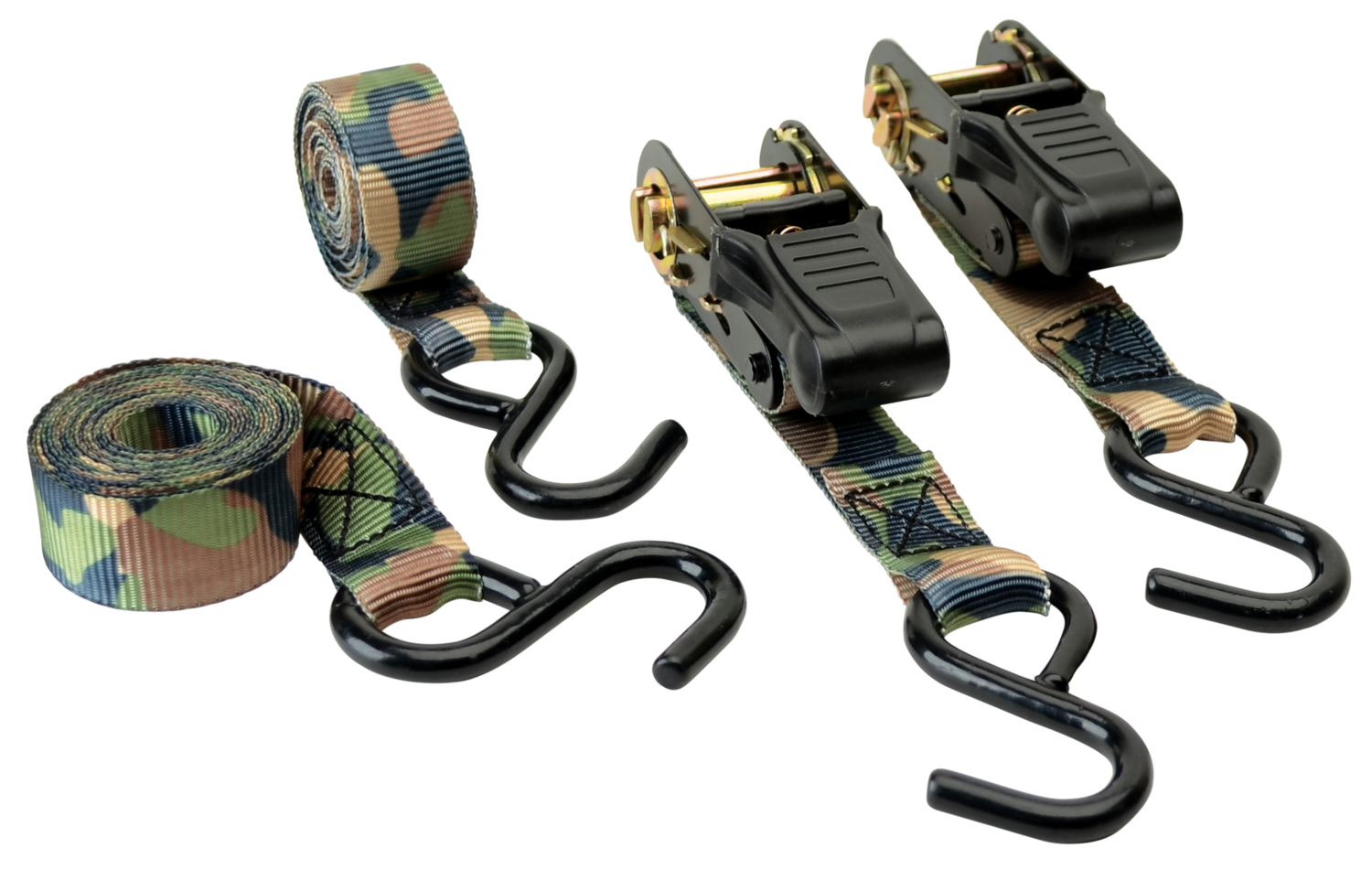Hme Camouflage Ratchet, Hme Rs-4pk         8'rtcht Tiedwn Strps Camo 4strp