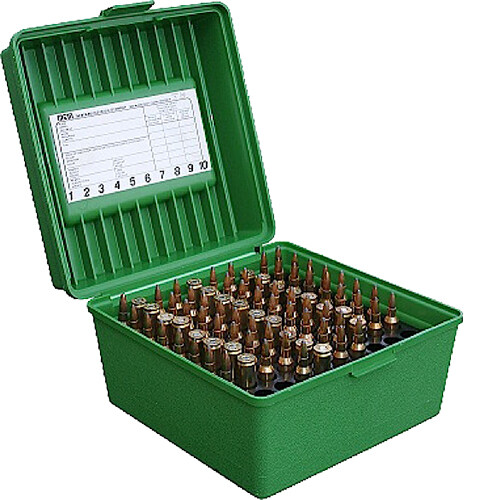 Mtm Deluxe, Mtm R10010      100rd Rifle Box                Grn