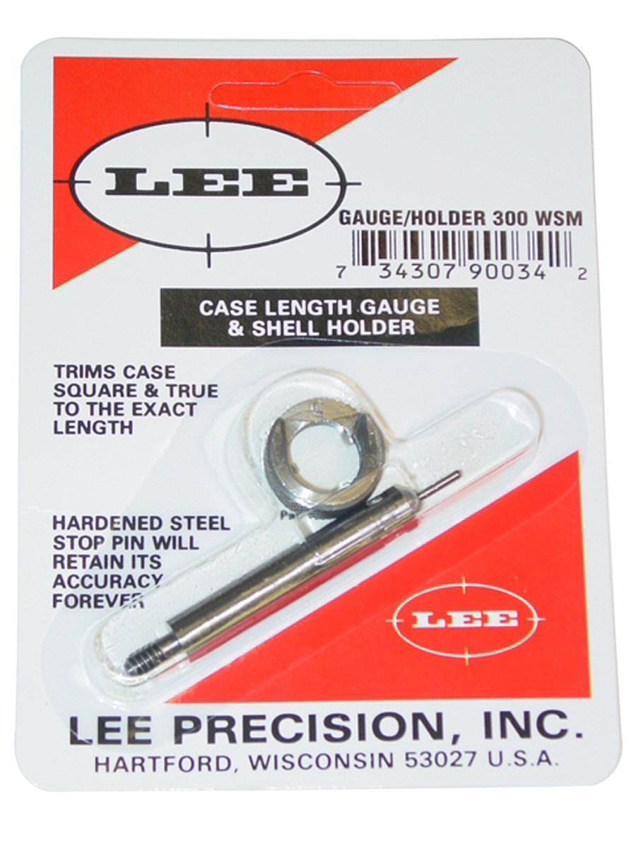 Lee Case Length Gauge, Lee 90034 Gauge/holder 300 Wsm