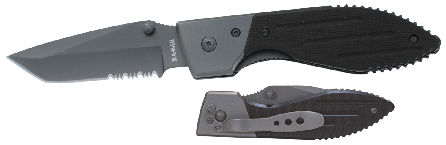 Ka-bar Warthog, Kabar 3075    Warthog Folder Tanto Ser   3     Blk