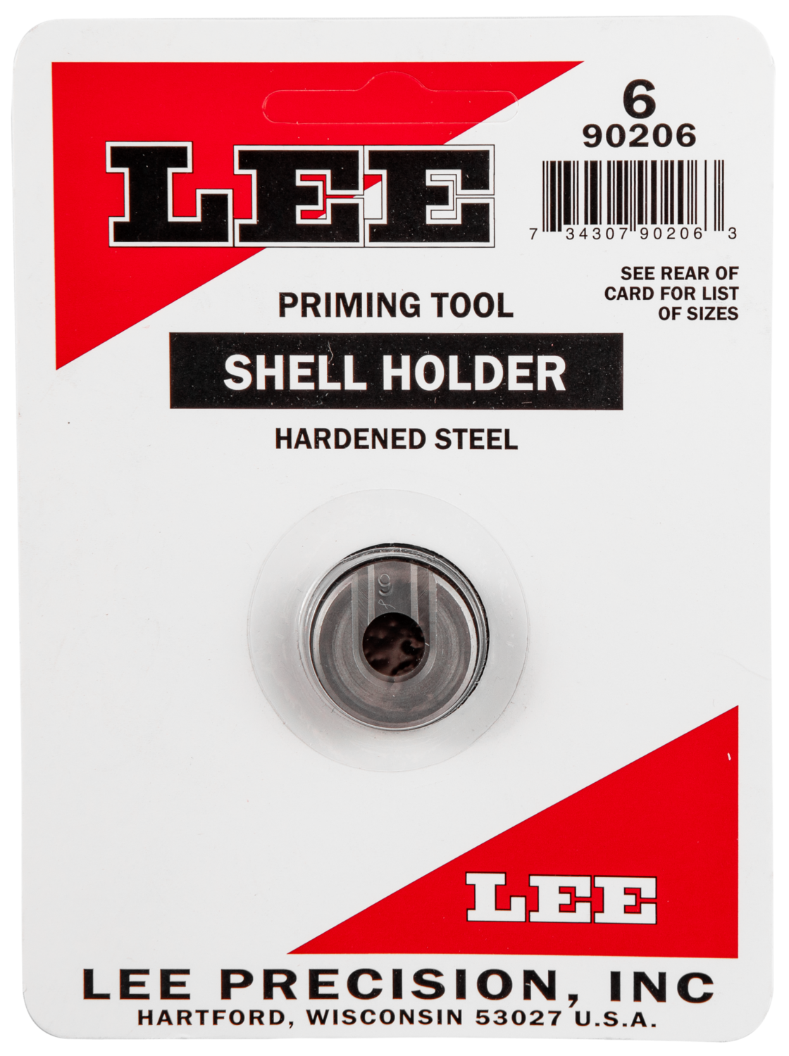 Lee Shell Holder, Lee 90206 Shell Holder #6   Ap Only