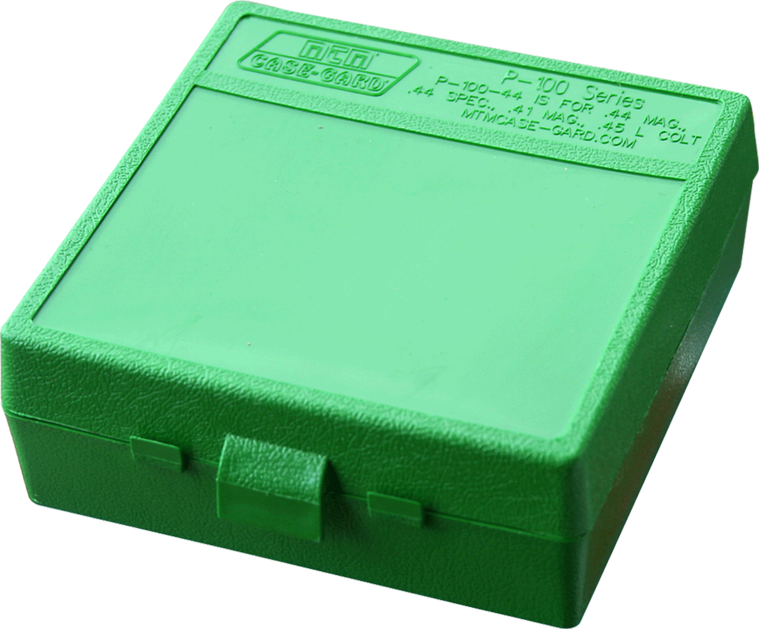 Mtm Ammo Box, Mtm P1004410    100rd Pstl Box 44m-45l         Grn