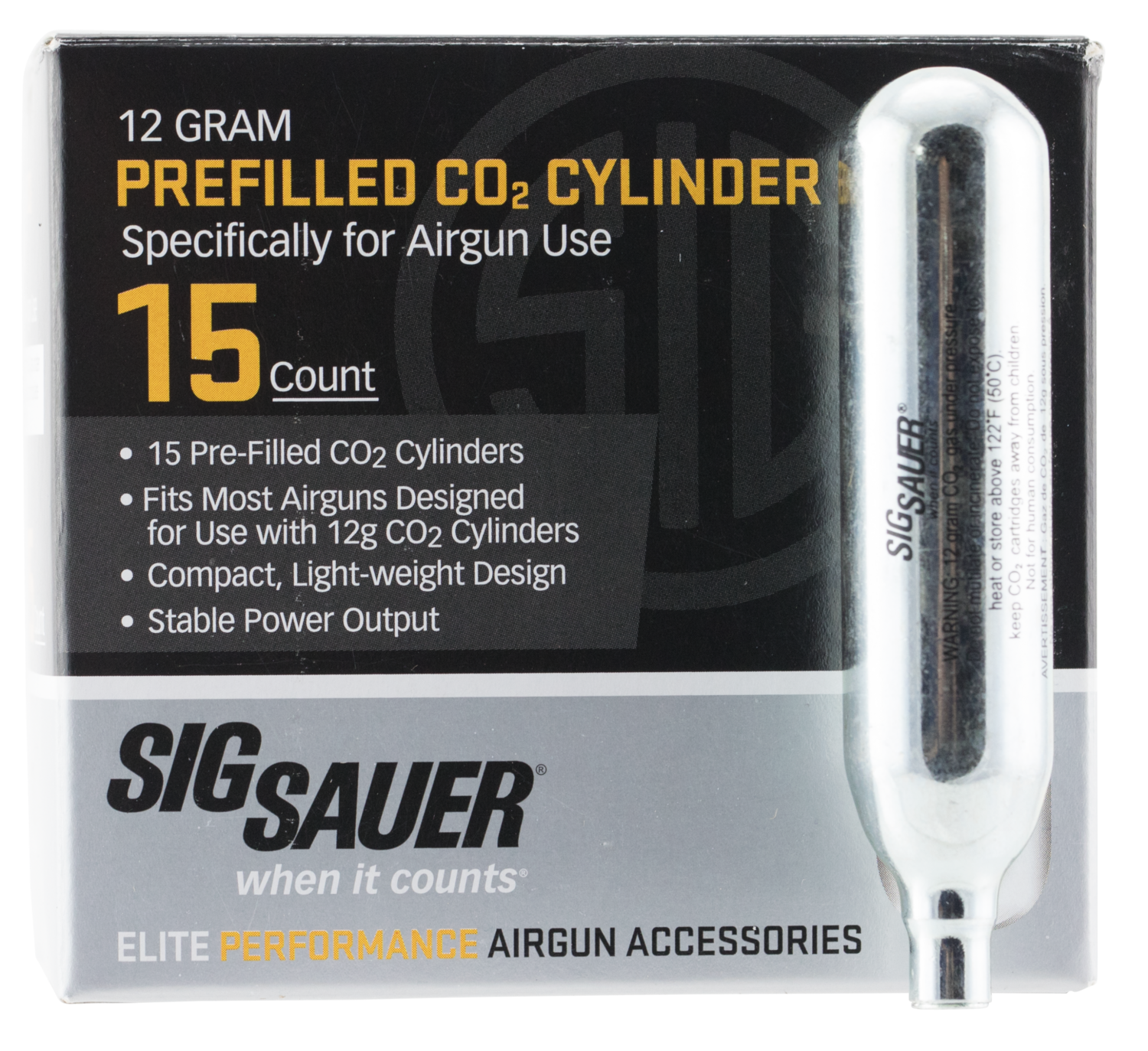 Sig Sauer Airguns Co2, Sig Ac1215                 Co2 Air 12gr       15pk