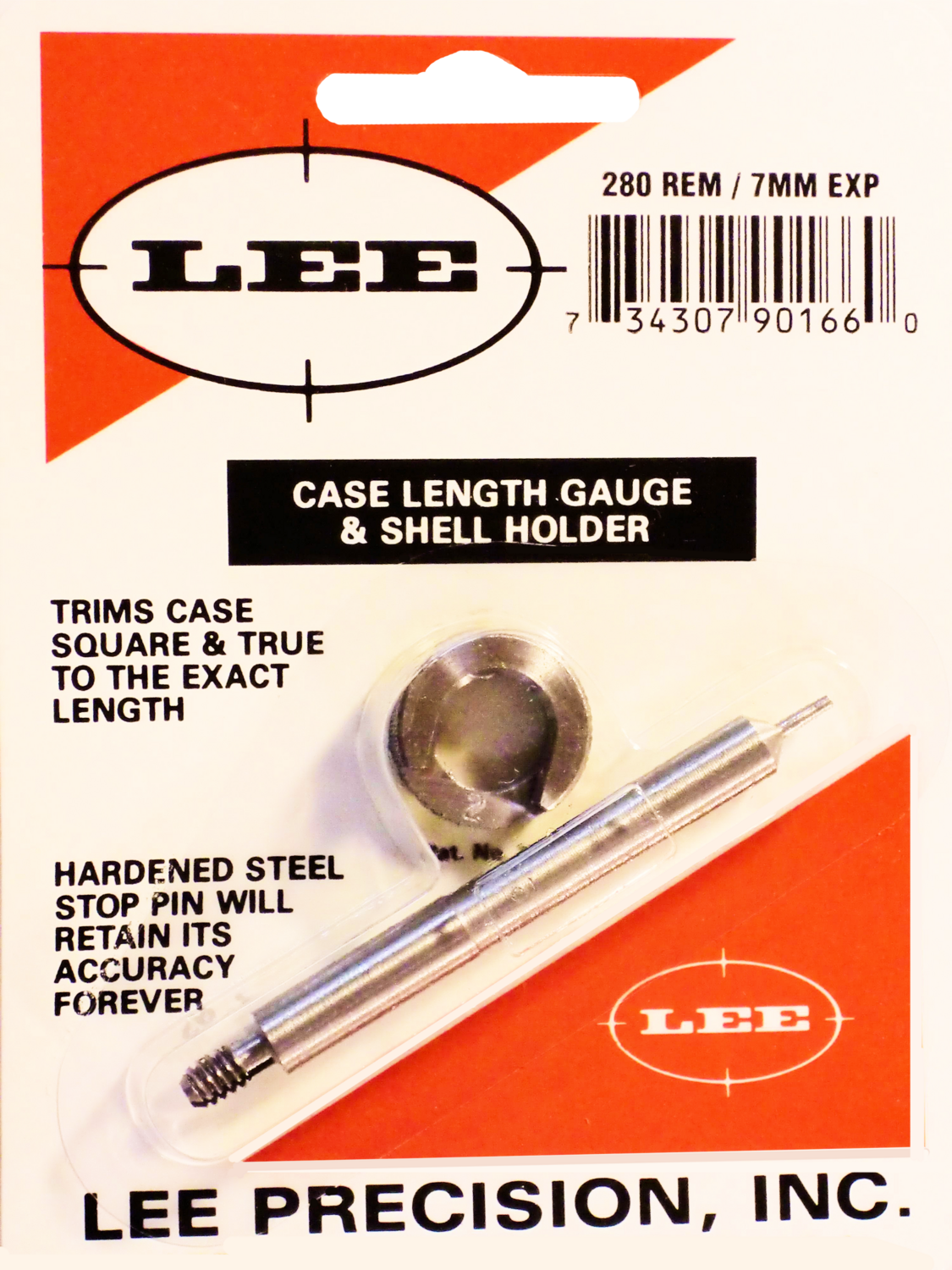Lee Case Length Gauge, Lee 90166 Gauge/holder 280 Rem/7mm Exp