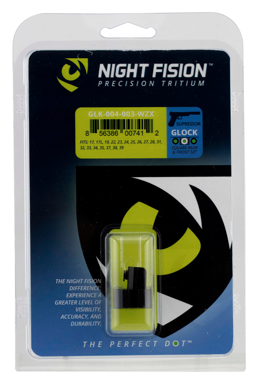 Night Fision Perfect Dot, Nf Glk-004-003-wgzg     Ns Glk 17/19 Suppres
