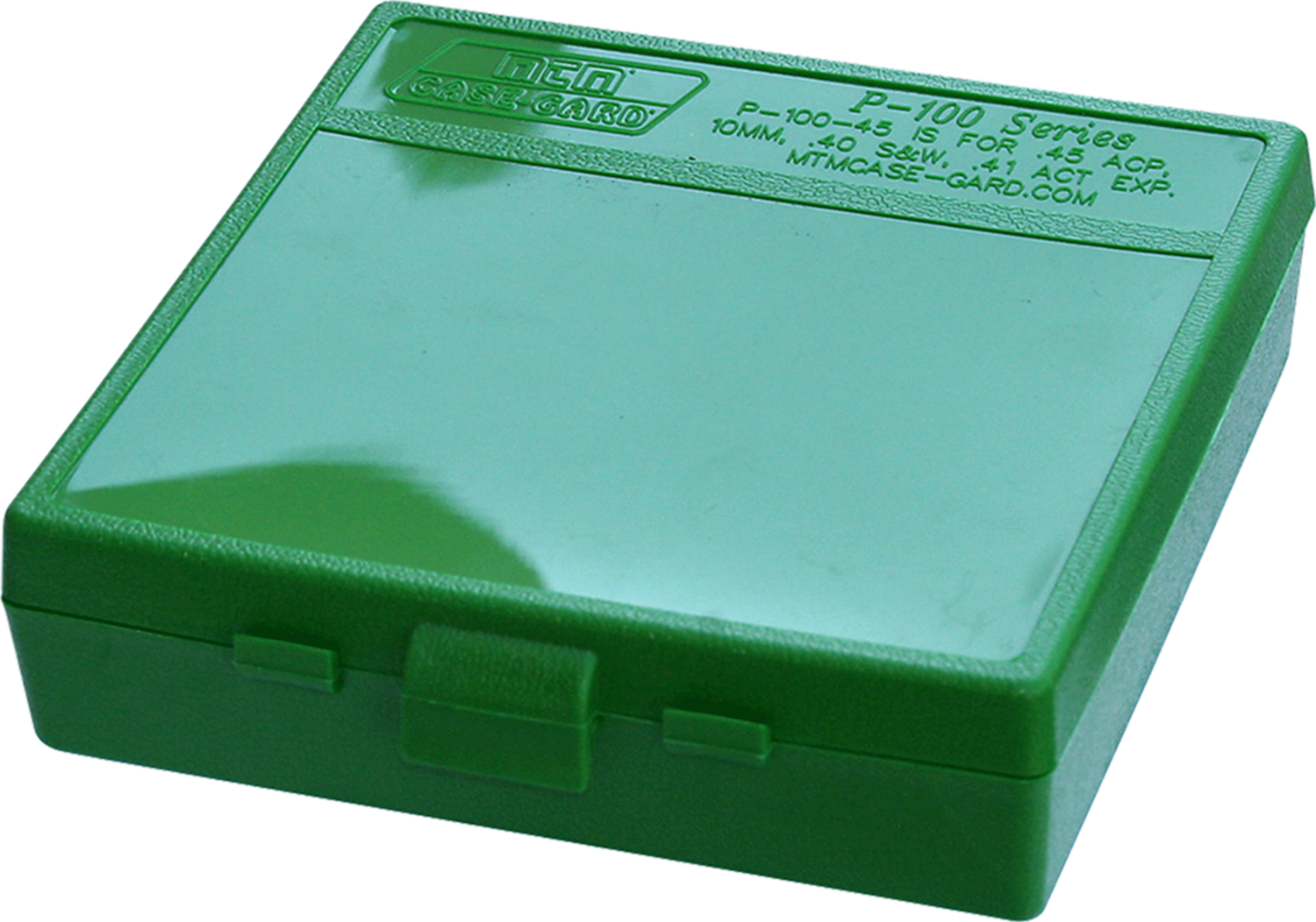 Mtm Ammo Box, Mtm P1004510    100rd Pstl Box 45a-10m         Grn