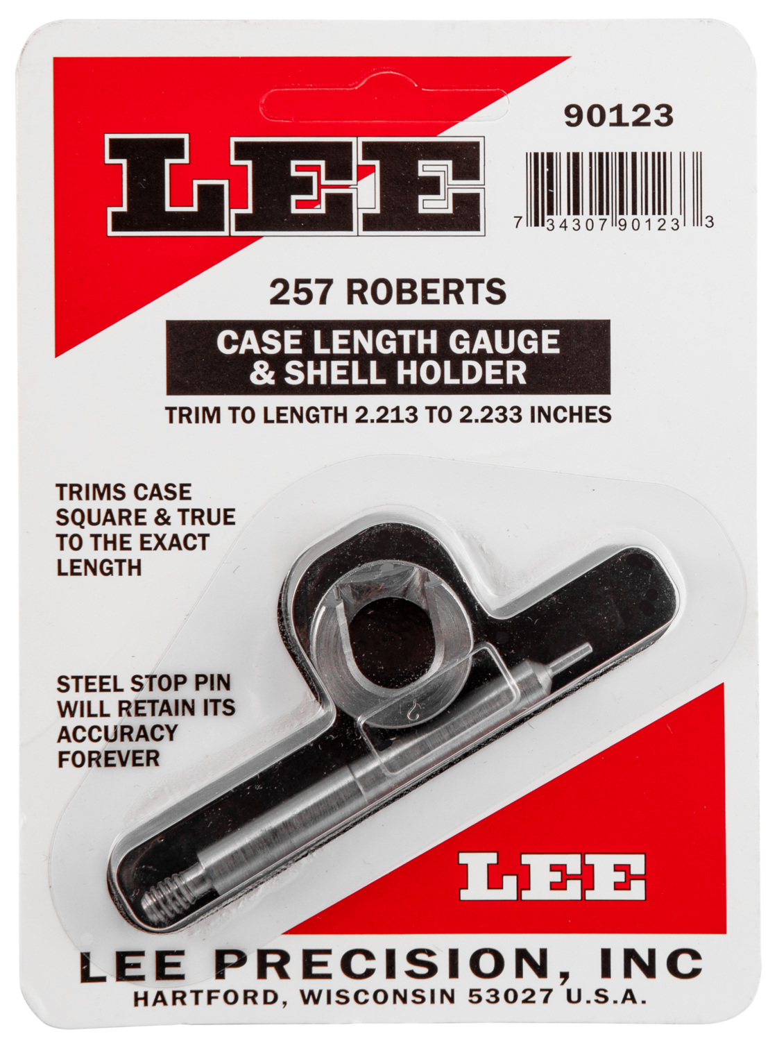 Lee Case Length Gauge, Lee 90123 Gauge/holder 257 Roberts