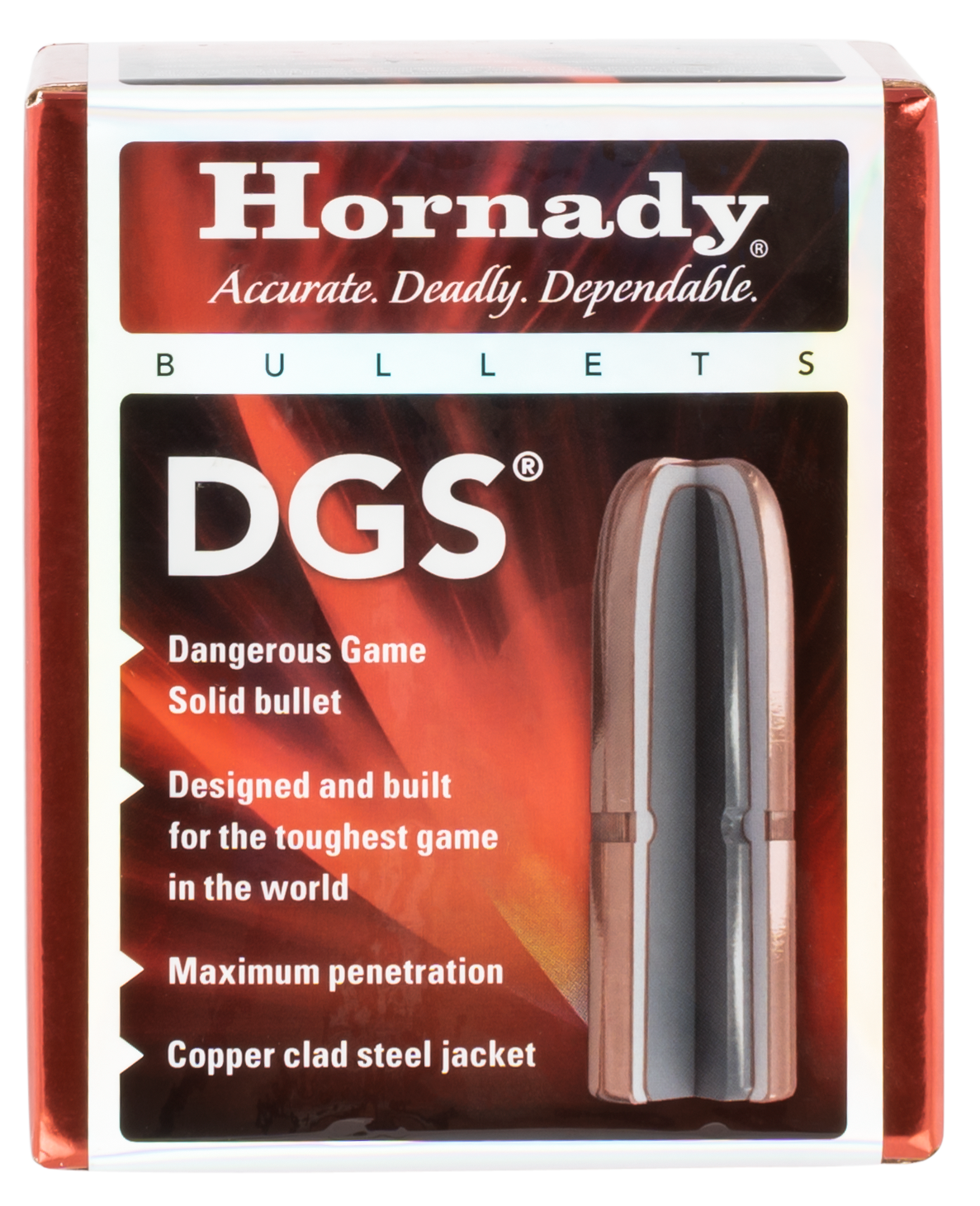 Hornady Dgs, Horn 4507   Bull .458 500 Rn Fmj             50/15