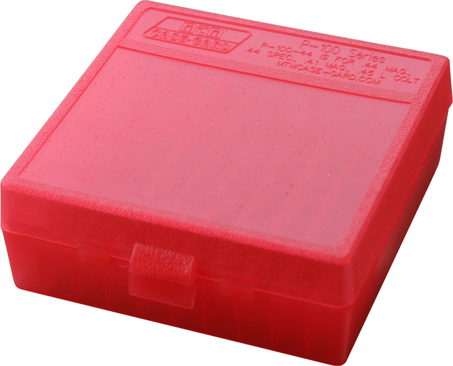 Mtm Ammo Box, Mtm P1004429    100rd Pstl Box 44m-45l         Red