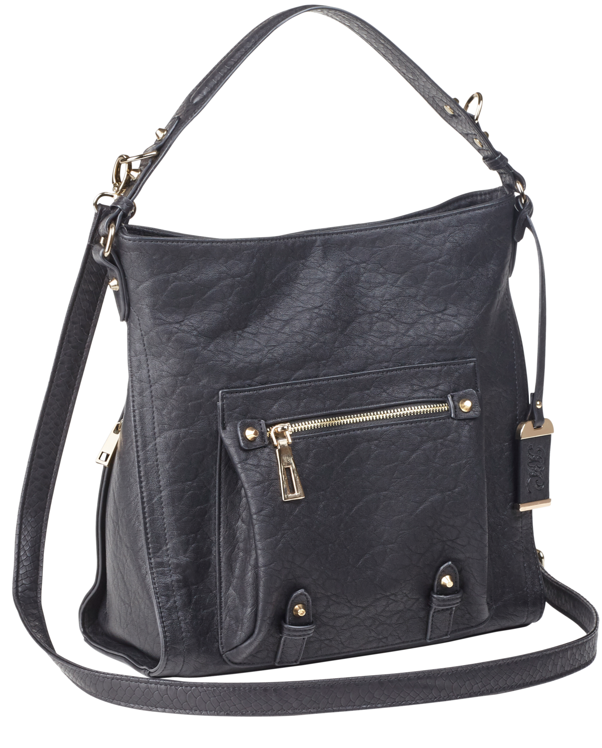 Bulldog Hobo Purse, Bdog Bdp053      Hobo Anna Purse Hlstr         Blk