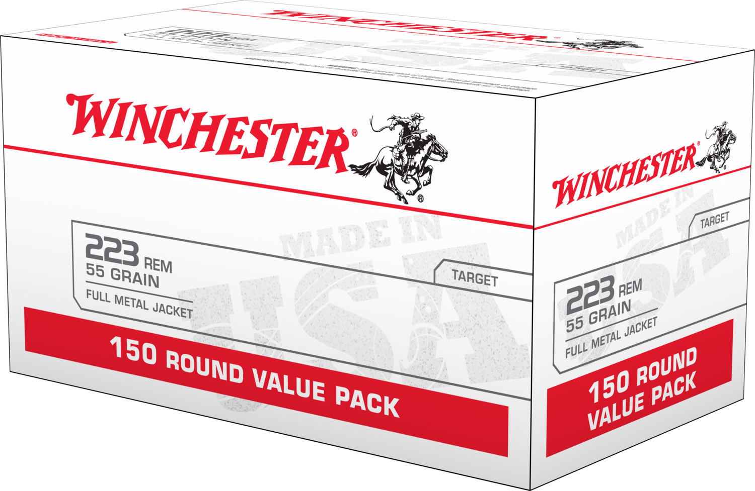 Winchester Ammo Usa, Win W223150    223        55 Fmj  *vp*       150/4