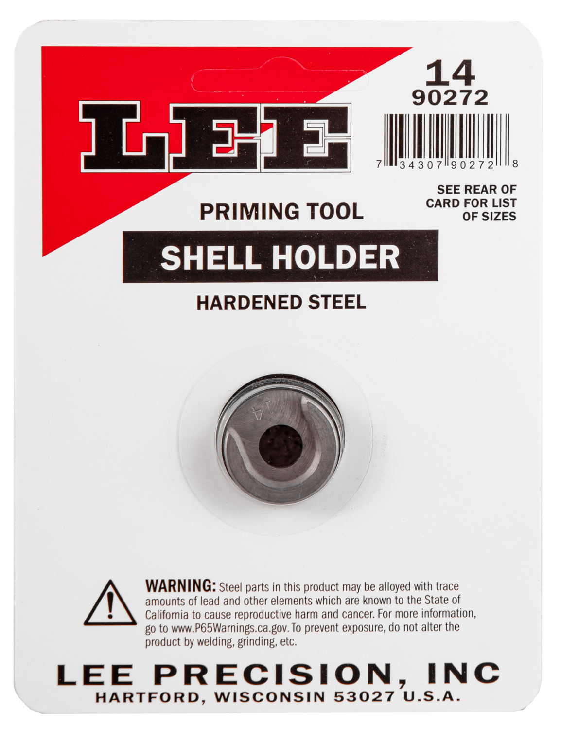Lee Shell Holder, Lee 90272 Shell Holder #14  Ap Only