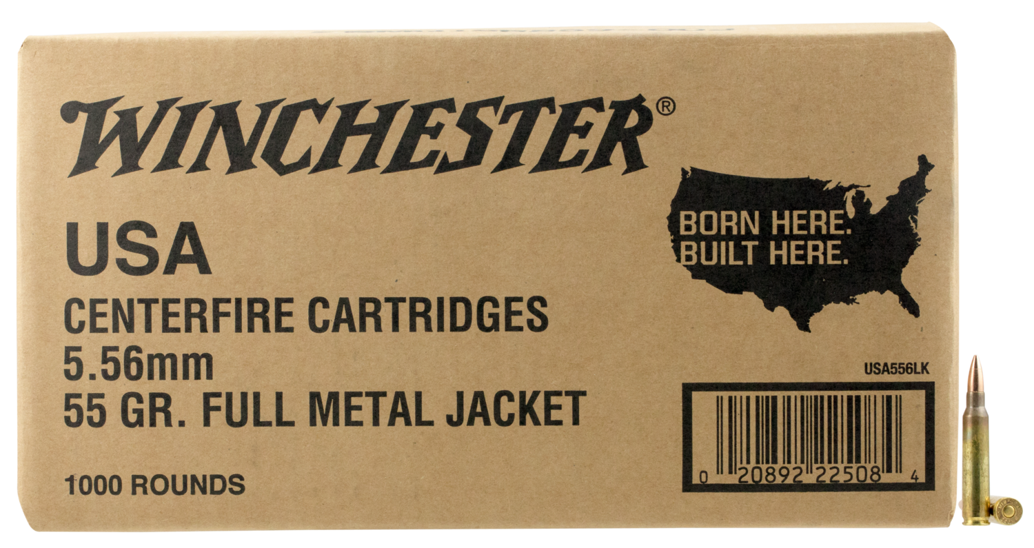 Winchester Ammo Usa, Win Wm1931000  5.56       55 Fmj    Case      1000